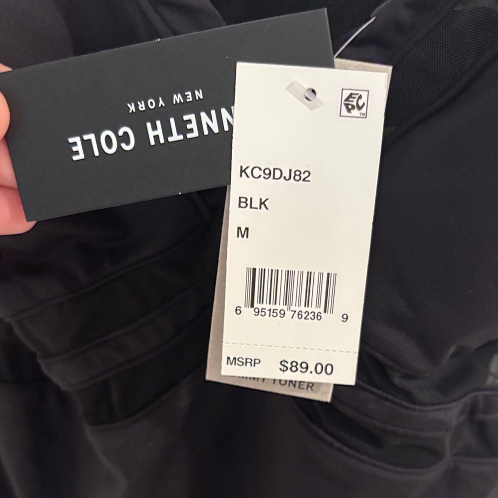 Kenneth Cole Black V-Neck Top - Picture 4 of 6